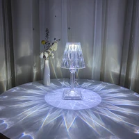usb plug in net celebrity crystal table lamp creative bedroom bedside atmosphere night light light luxury diamond table lamp