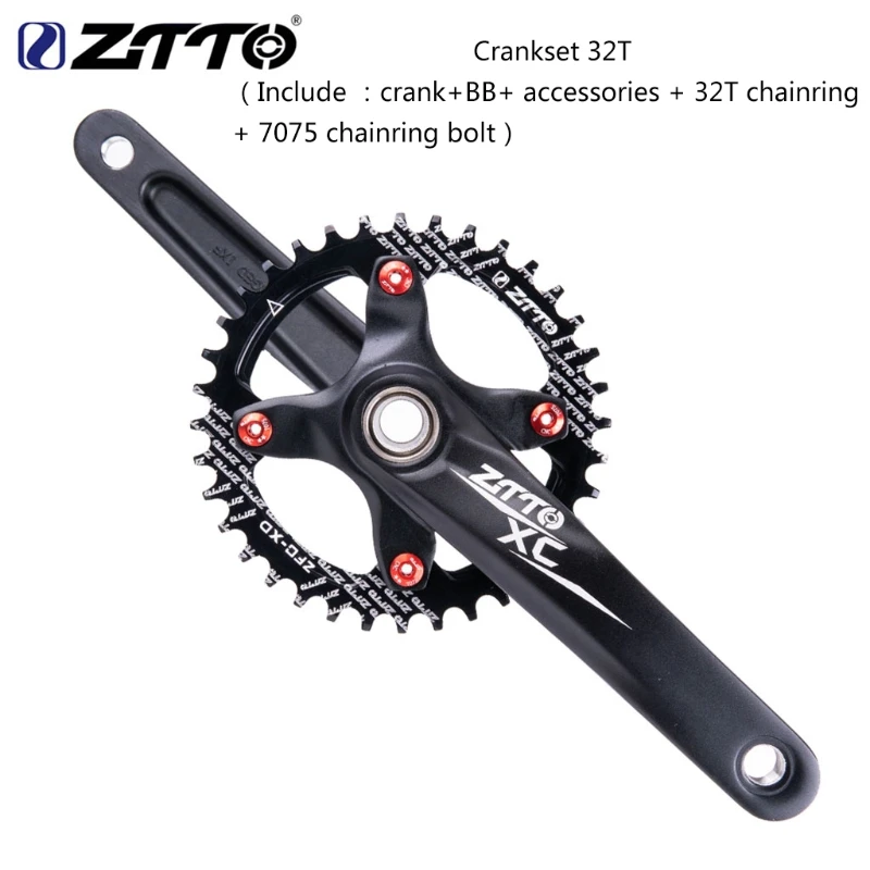 

170mm MTB Crankset,Crank 1X System Chainwheel Single Chainring Narrow