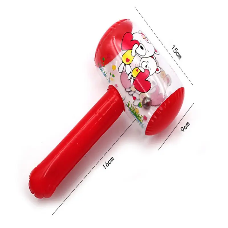 

Inflatable Hammer With Bell Air Hammer Baby Toy Kids Toys Party Favors Inflatable Toy Pool Beach Toy 4X7C