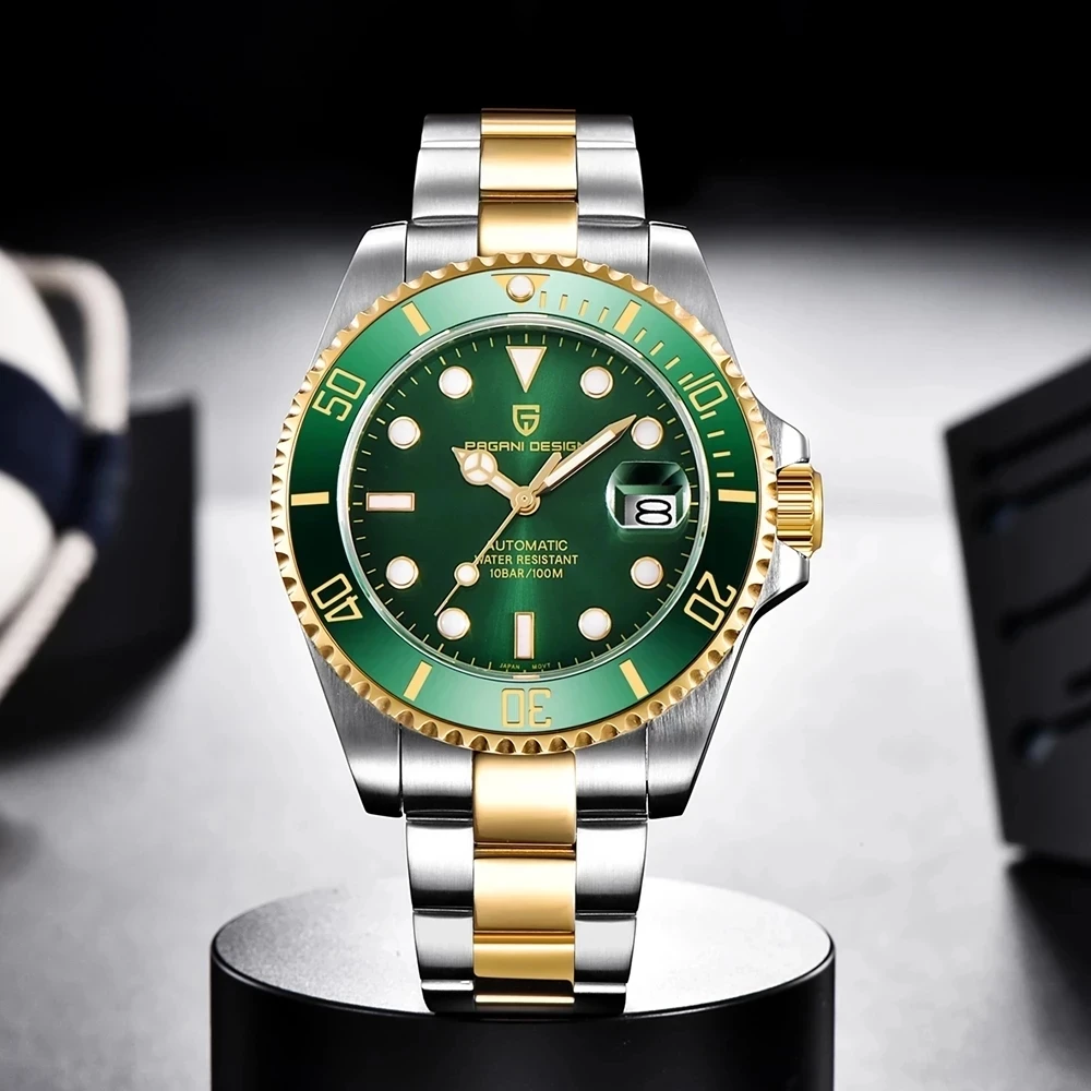 

PAGANI DESIGN NH35 Watch for Men Luxury Sapphire Glass Waterproof Mechanical Wristwatch Stainless Steel Men's Automatic Watch