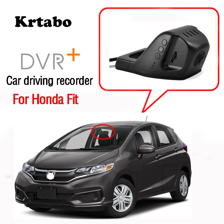 Автомобильный видеорегистратор для Honda Fit 2016 2017 2018 2019 высокий с автомобильной