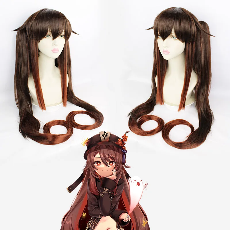 

Original God Walnut Brown Black Face COS Game Anime Wig Cosplay Wig