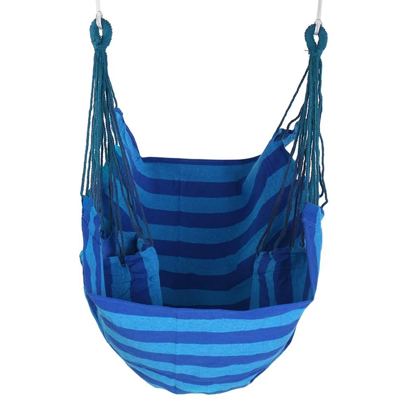 

Подвесное кресло-гамак, портативная уличная и комнатная Расслабляющая качели для сада, для взрослых, детей, для кемпинга, путешествий, подве...
