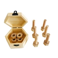 montessori toys screw game for children wood nuts and bolts life practical materials fingers motor skill trainning tools