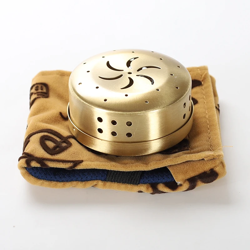 Высокое качество чистого Медь коробка мокса сосуд с прижигания Массажная