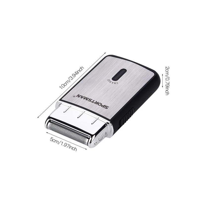Мини-электробритва, поршневая бритва с одним лезвием, триммер для волос, USB перезаряжаемая безопасная машинка для бритья волос 45