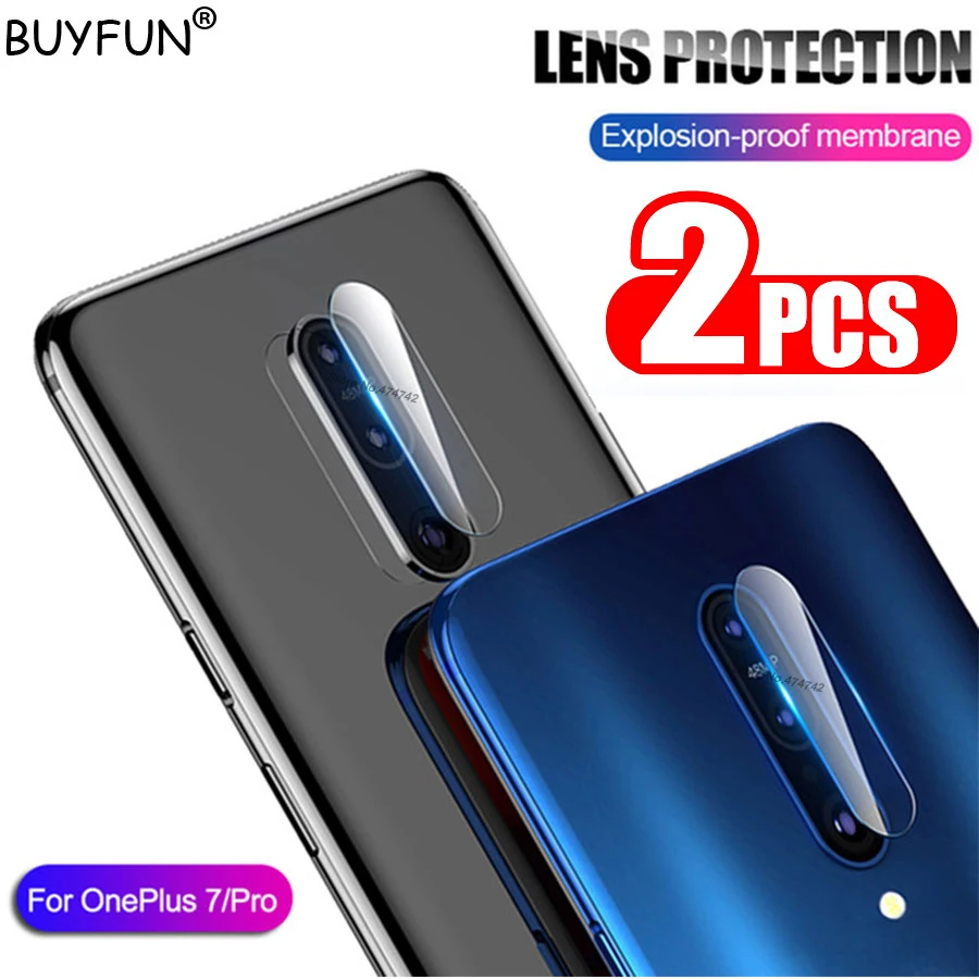 

2 шт., защитное закаленное стекло для объектива камеры Oneplus 7 Pro