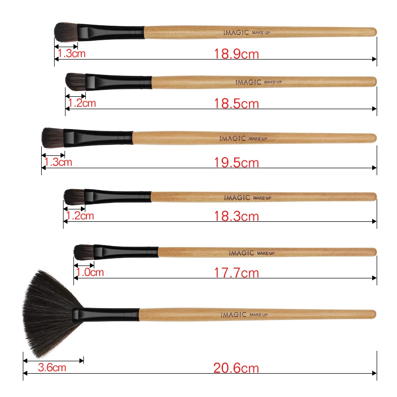 IMAGIC макияж для начинающих кисть 24 шт./компл. инструменты волос и макияжа животных