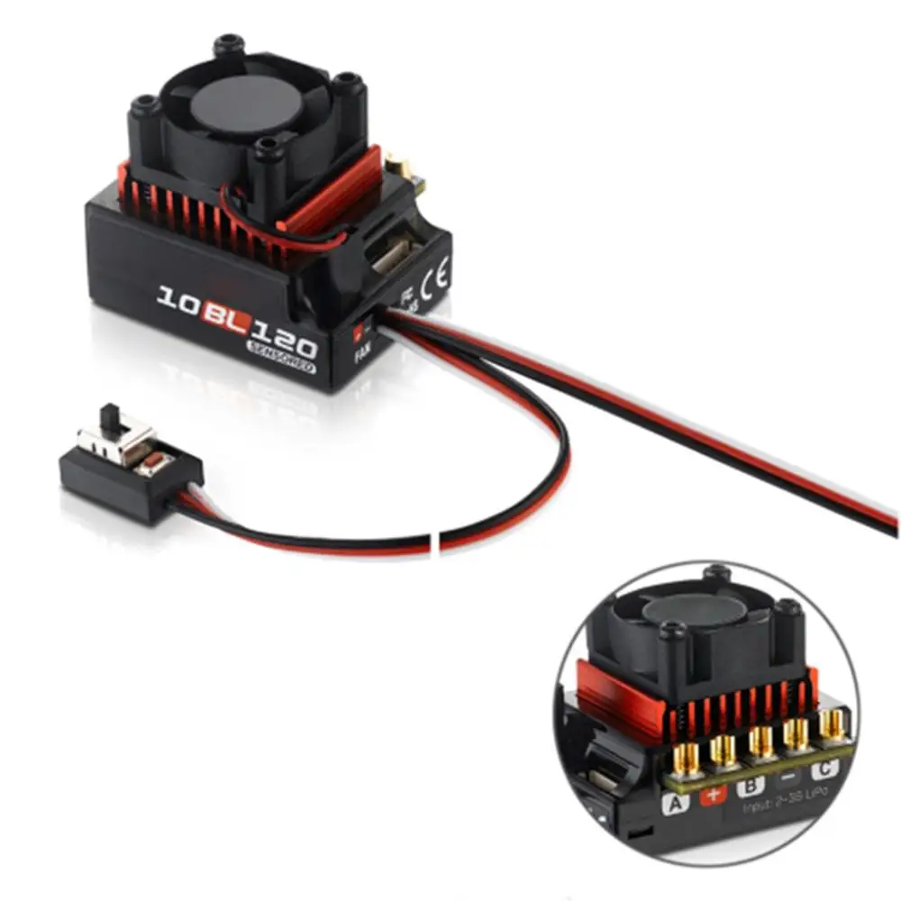 Бесщеточный контроллер скорости для Hobbywing 60A/120A ESC RC бесщеточный Электрический