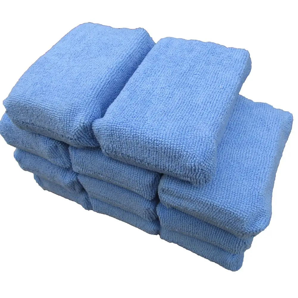 

1pcs 12cmx8cm Car Microfiber Applicators Sponges Cloths Microfibre Hand Wax Polishing Pad