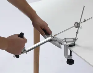 Точилка для ножей RUIXIN PRO, RX-008 из алюминиевого сплава, фиксированный угол, шлифовальное устройство, брусок, алмазная заточка, 4 камня