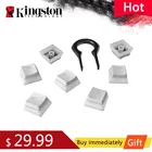 Полупрозрачные колпачки для ключей Kingston HyperX Double Shot PBT, 104 клавиш, совместимы с механической клавиатурой HyperX RGB