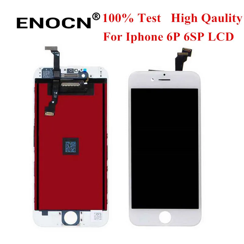 

ЖК-сенсорный экран в сборе для iPhone 6Plus 6S Plus, 100% новый ЖК-дисплей + закаленное стекло + Инструменты + бесплатная доставка