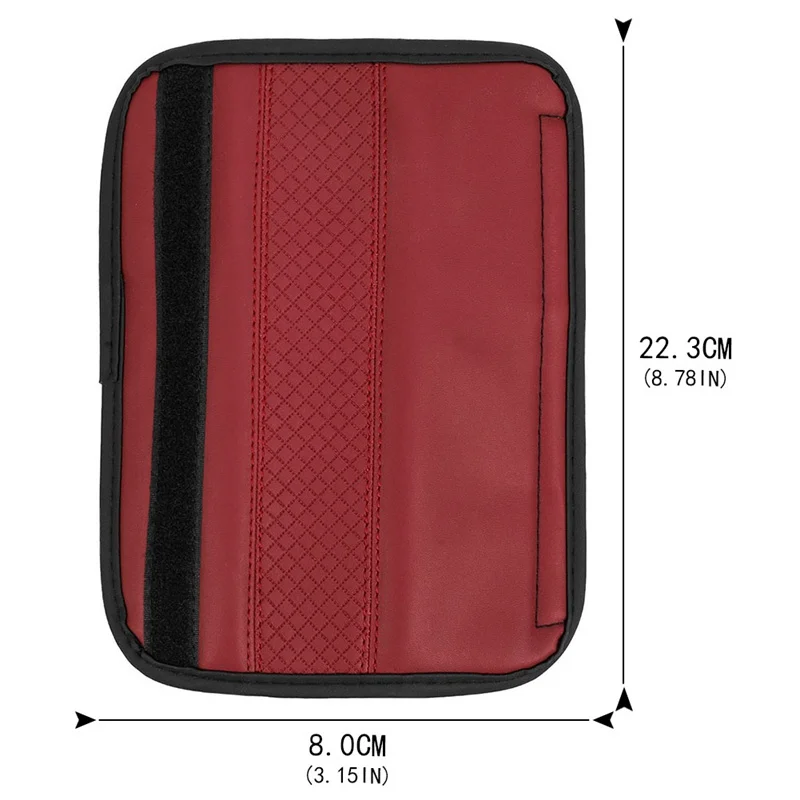 2/1 Pcs Car PU Leather Safety Belt Shoulder Cover Breathable Protection Padding Seat Pad Auto Interior Accessories | Автомобили и