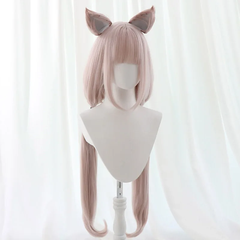 Nekopara косплей парик Шоколадка и ваниль парики аниме Жаростойкие Длинные прямые