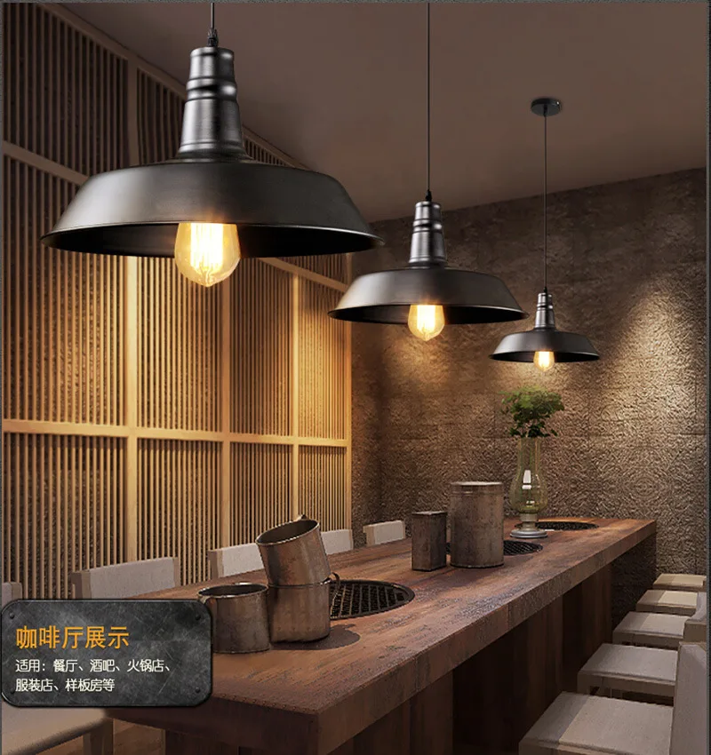 

Retro Creativity Pendant lights Cafe Festaurant Bar Hanging light fixture Chandeliers For Dining Room Indoor lighting