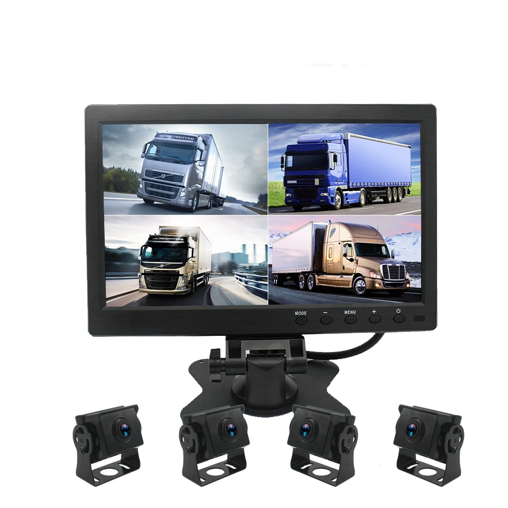 10 inch IPS Display Screen 1080P Car Rear View Camera HD Night Vision 360 Degree Panorama Monitoring System IP68 Waterproof | Автомобили и