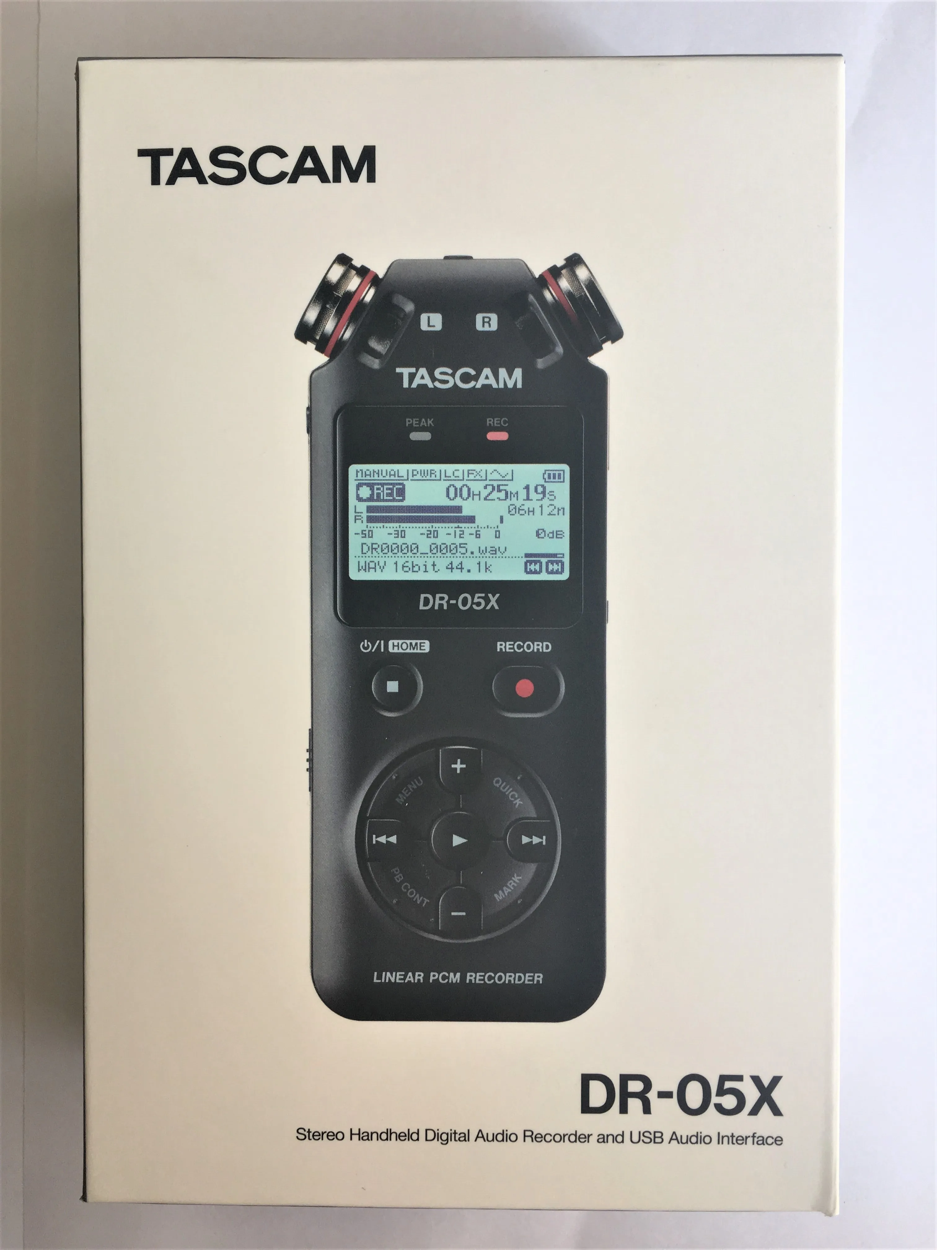 TASCAM DR-05X улучшенная версия DR-05 Портативный цифровой диктофон звукозаписывающее