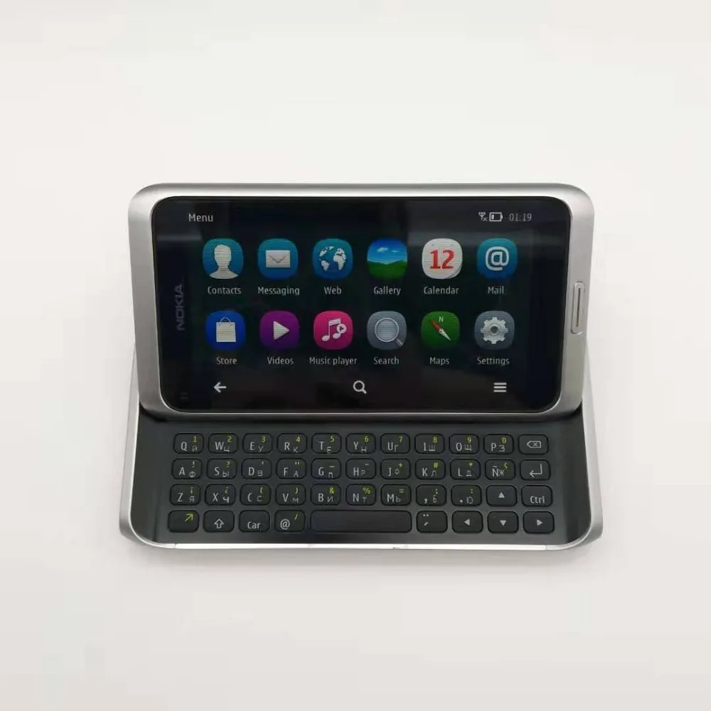 E7 Разблокированный Мобильный телефон Nokia E7 4," дюймов Камера 8.0MP gps wifi 16GB Storange Nokia смартфон
