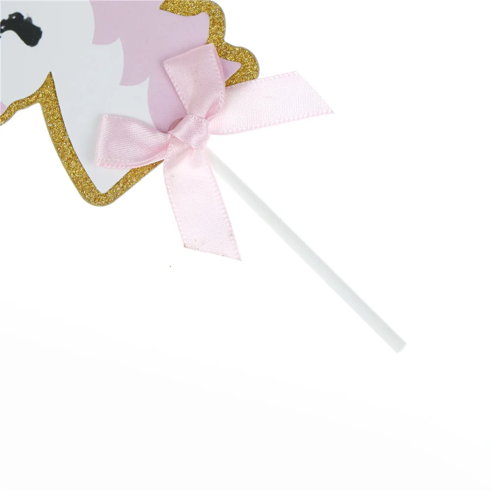 3 шт. вечерние топы с единорогом радужными бантиками и кексами для детского душа