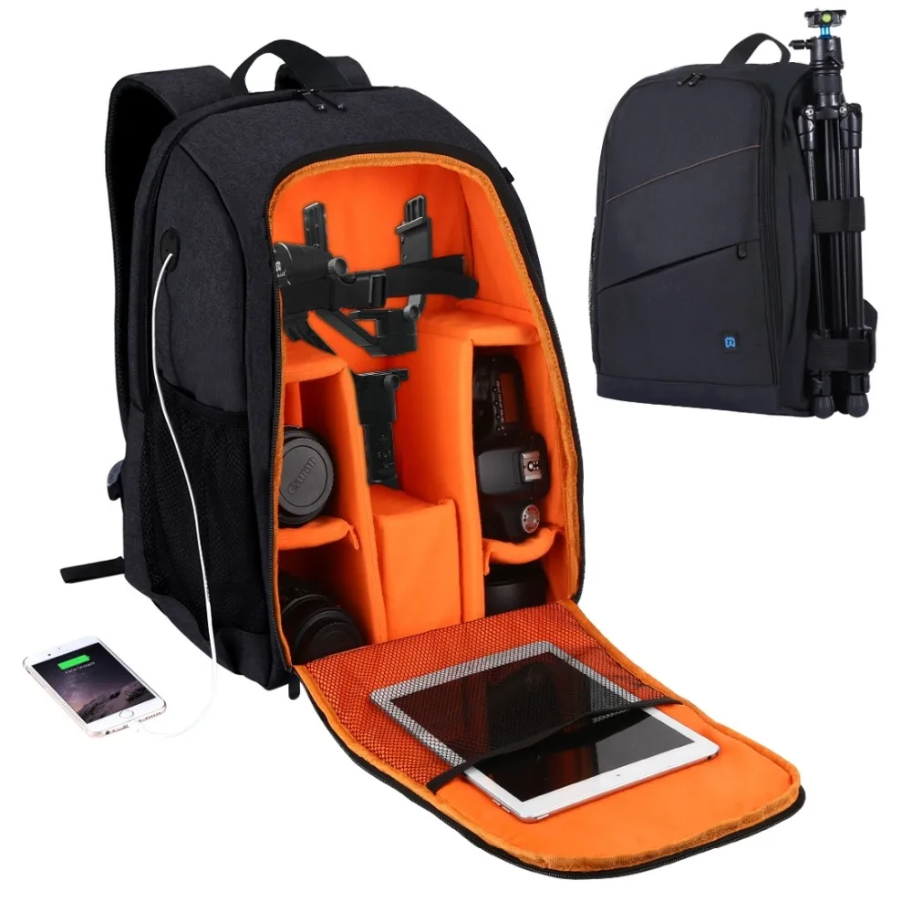 Portátil ao ar Bolsa da Câmera com Capa de Chuva para Dji Puluz Livre Impermeável Mochila Handheld Ptz Estabilizador Ronin-sc – Ronin-s Bolsa