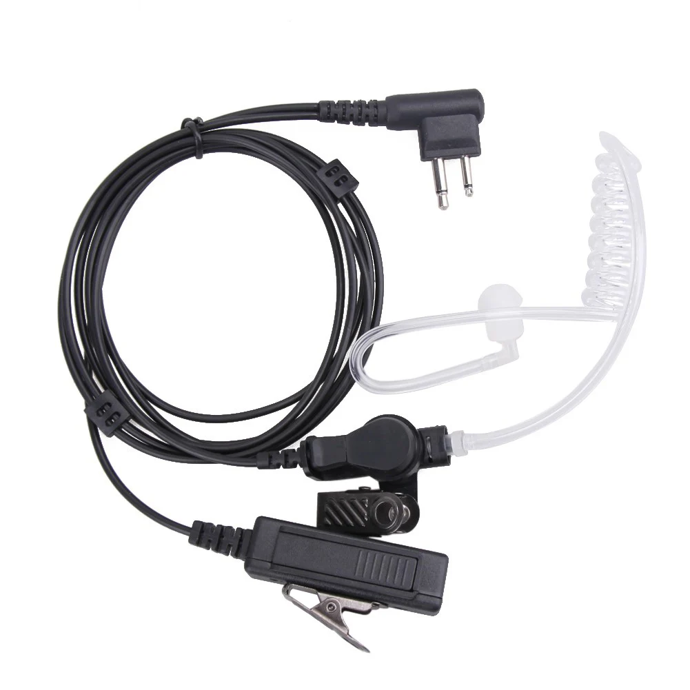 

2Pin Covert Acoustic Tube Earpiece Headset Mic for Motorola Two Way Radios Universal Tube Earpiece Headset for MOTOROLA