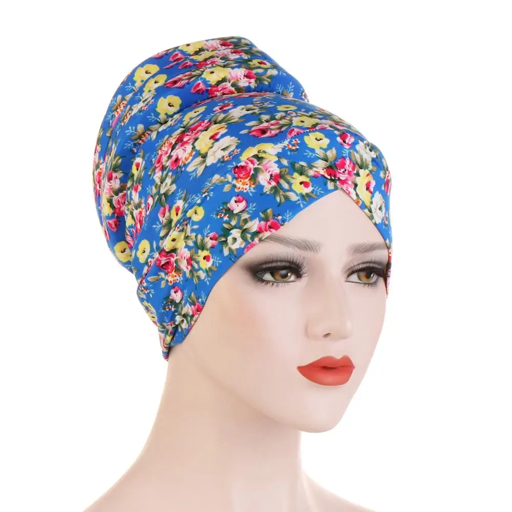 Тюрбан С Принтом Леопарда мусульманские шапки для женщин мусульманский шарф