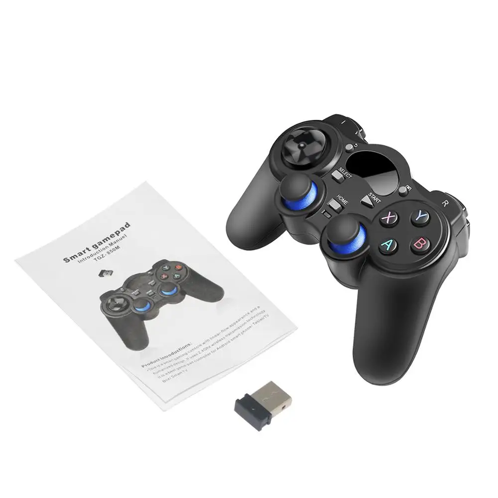 2.4GHz Gamepad Controller Wireless Joypad with OTG Converter Joystick For PC Tablets TV Box PS3 | Электроника