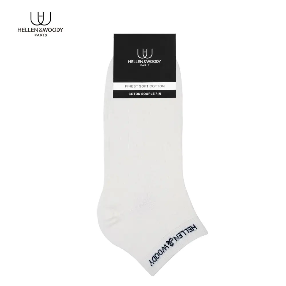HELLEN&WOODY Designer Mens Socks 100% Cotton New Styles 1 Pairs Summer Autumn Fashion Sports Socks Gifts for Men