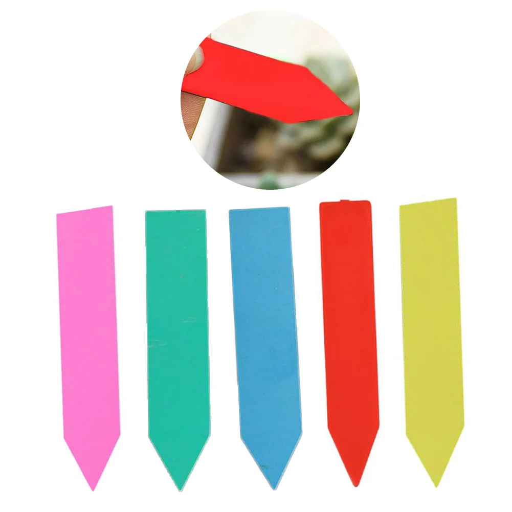 

Flowers Plant Labels Vegetable Tags 100pcs Marker Garden Flexible Plastic