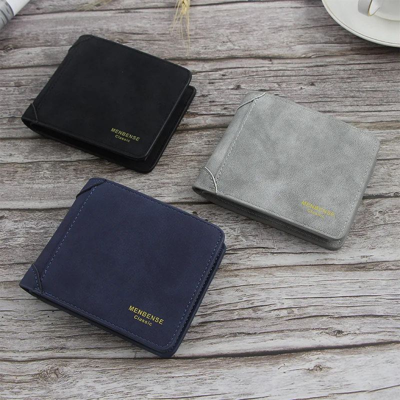 Fashionable men's wallet short multi-slot hand bag business button multi-function mobile phone | Багаж и сумки