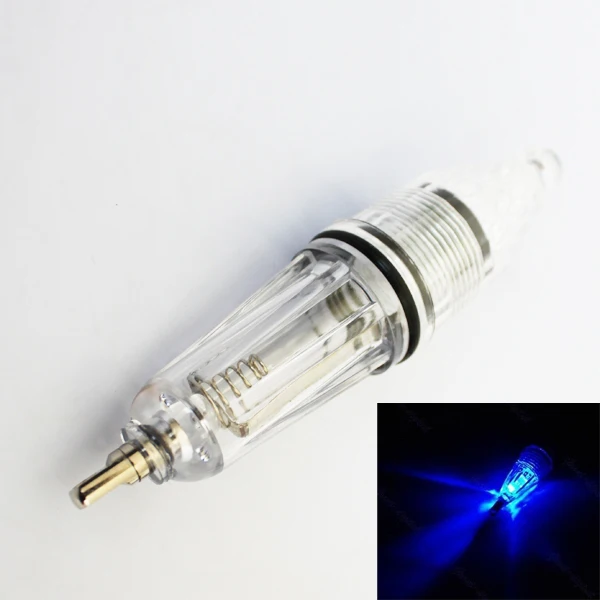 

Blue Flashing LED Deep Drop Underwater Fishing Squid Bait Lure Light 12cm 1PC