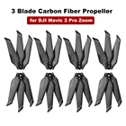 Пропеллер из углеродного волокна с 3 лопастями для квадрокоптера DJI Mavic 2 ProZoom 8743, складное весло с винтом, аксессуары для дрона