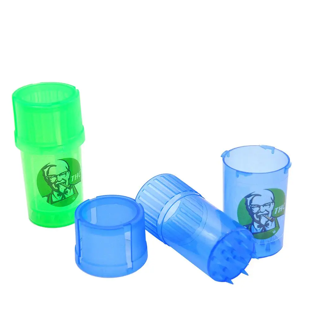 Пластиковая шлифовальная машина 3 слойная для табачных трав 90х40 мм с табак Чехол