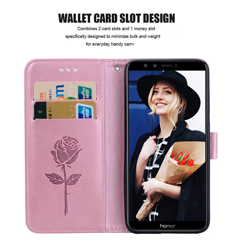 Кожаный чехол-книжка с цветочным рисунком для Samsung Galaxy A50 A30 A70 A20e A20 A10 A40 S10 S9 S8 A9 A7 A6