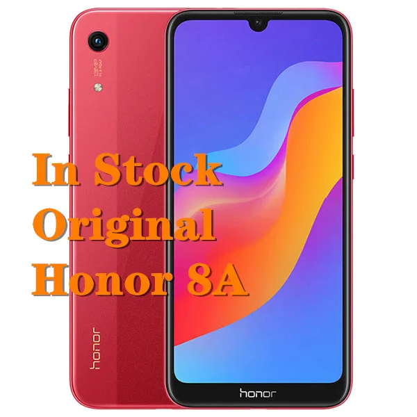Оригинальный Смартфон Honor 8A FHD экран 6 09 дюйма Восьмиядерный процессор MTK6765 3G ОЗУ 64