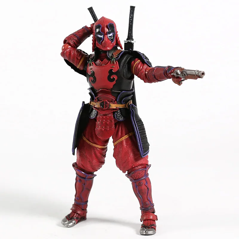 MEISHO Kabukimono Дэдпул самурайский Железный человек Капитан Америка Человек-паук ПВХ фигурка Коллекционная модель игрушки