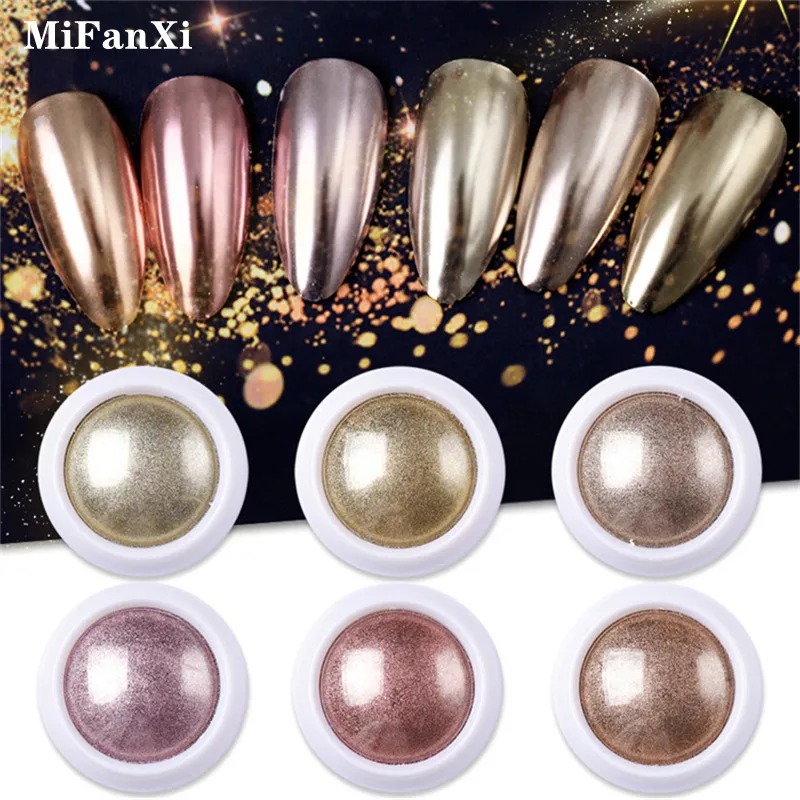 

1 Box Nail Chameleon Mirror Chrome Solid Powder Colorful Aurora Effect Pigment Glitter Dust DIY Design Nail Art Decoration