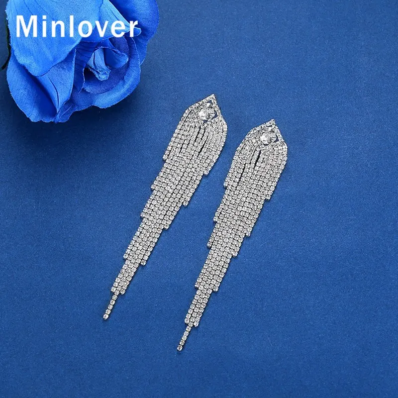 Minlover 2019 модные новые роскошные комплекты свадебных ювелирных изделий для