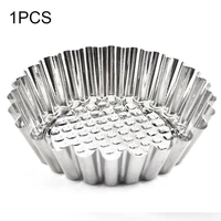 5 pcsset round egg tart molds steel reusable mould home cookie for cake multifunctional dessert baking tools kitchen s4q3