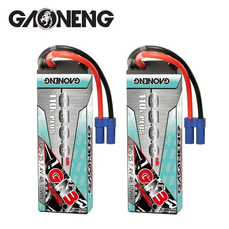 

Original GNB 6500mAh 7.4v 110C PLUS LiPo Battery For RC Car Racing Spare Parts With Shell Upgrade LiHV 2S Battery