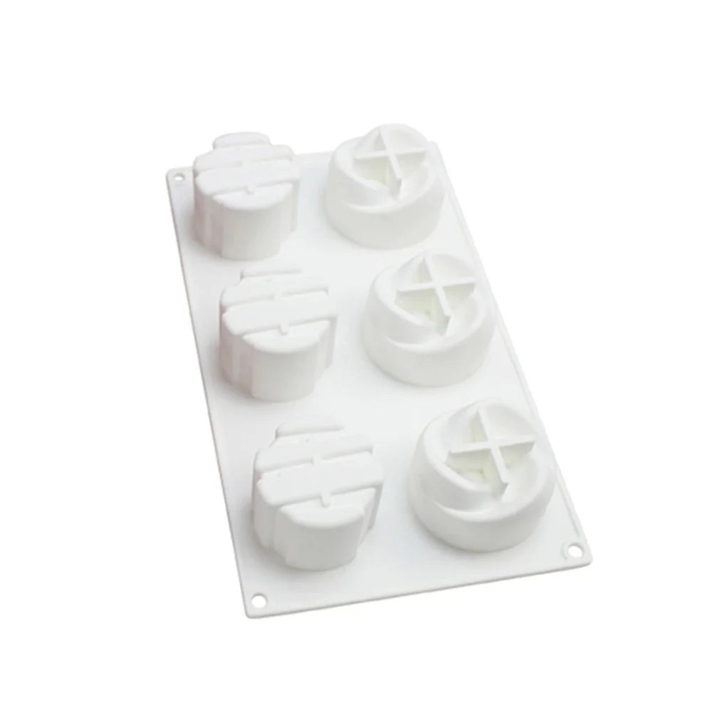 

3d Flowers Cake Mold 6 Cavity Silicone Mold Baking Dessert Diamond Pastry Mousse Silicone Mould Art Chocolate Mould