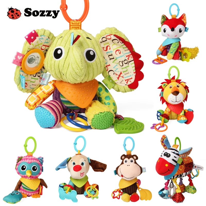 Sozzy милые плюшевые мягкие текстурированные животные мягкая кровать кроватка