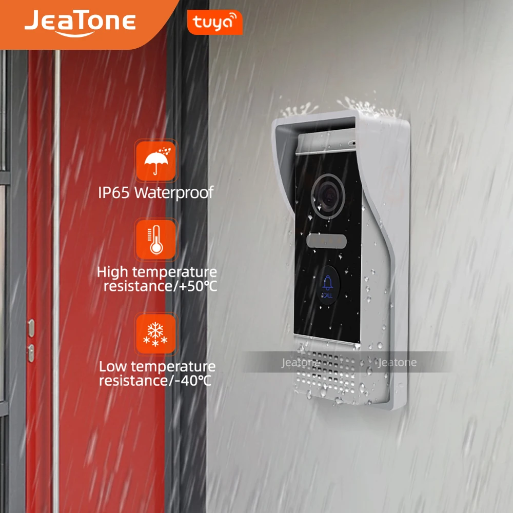 Видеодомофон с 7 дюймовым сенсорным экраном Wi Fi IP домофон для виллы система