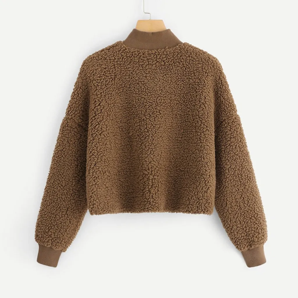 Женский Теплый свитер-водолазка толстый вязаный пуловер в рубчик на Рождество