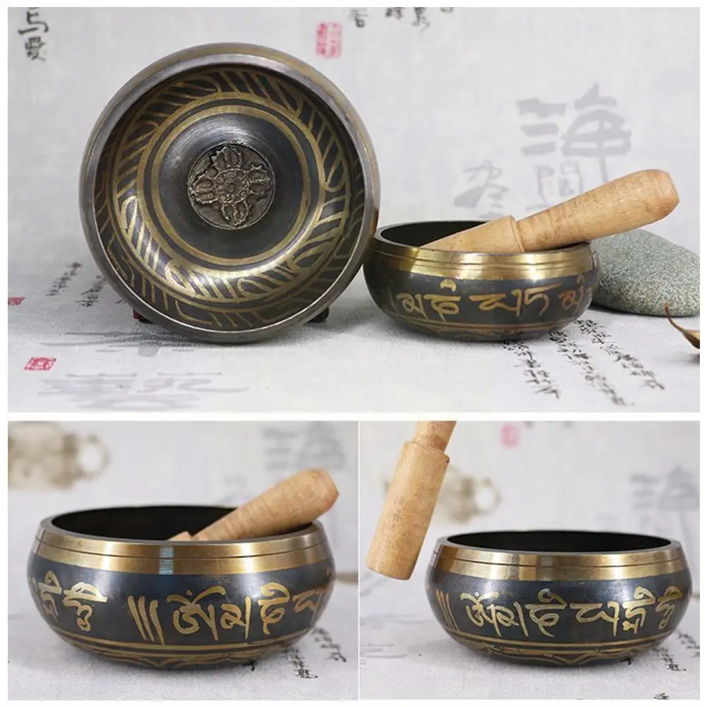 Тибетская Поющая чаша, декоративная настенная посуда, украшение для дома, тибетский буддийский лук, посуда для медитации, настенная Йога Fen ...