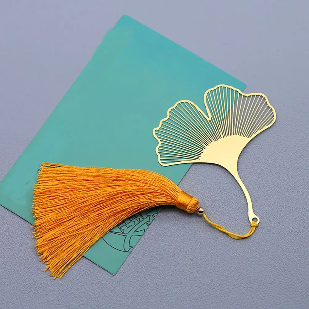 1 шт. металлическая Закладка для книги с кисточками в стиле ретро украшения