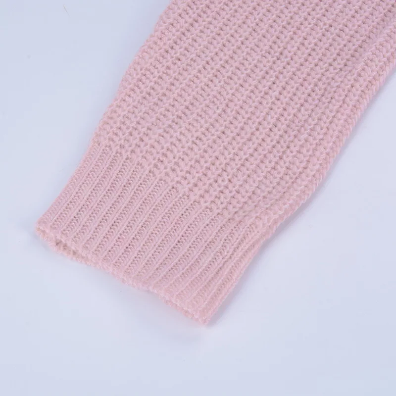 WENYUJH Fashion Plus Size 2XL Knitted Sweaters And Pullovers Women Loose Turtleneck Long Sweter Femme Knitwear Jumpers Tops
