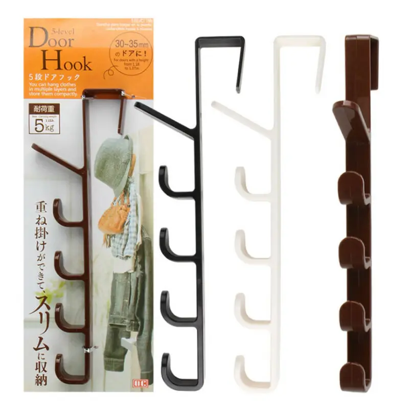 5 крючков на дверях для домашнего хранения крючки дверей пальто шляпа сумка