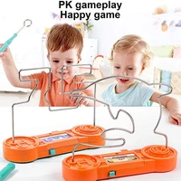 kids collision electric shock toy education electric touch maze game party funny game science experiment toy for children gift